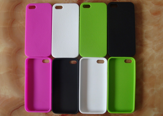 IPhone 개인화한 방수 분홍색 사진은 실리콘 Iphone 5를 위한 방어적인 전화 덮개를 쌉니다