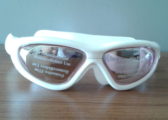 100%년 Eco 친절한 실리콘 수영 고글, 반대로 안개 수영 고글