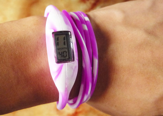 분류된 색깔 패션 실리콘 이온 스포츠 시계 음이온 진흥 시계